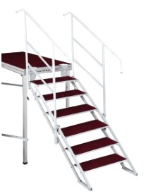 GUIL ECP-6 лестница, 6 ступеней, высота 90 - 180 (см)